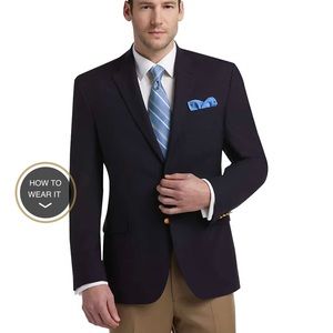 Jos. A. Bank Navy 2B Signature Blazer